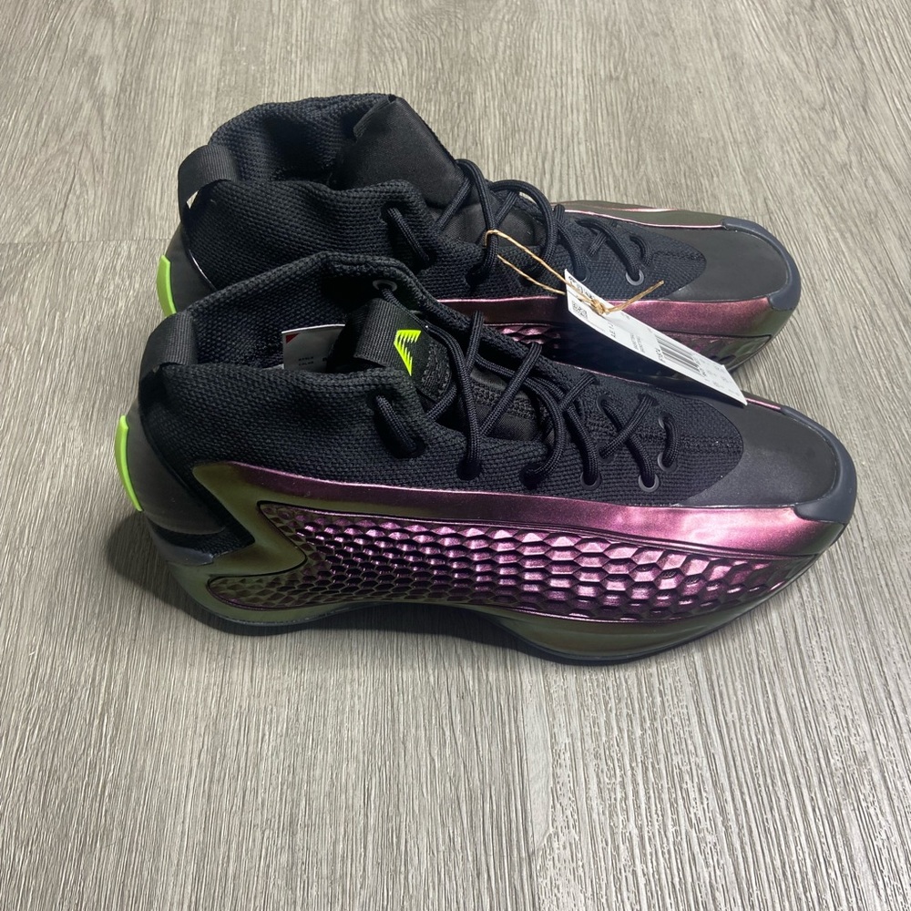 Addias A.E. 1J Anthony Edwards The Future GS Boys Shoe Size 7Y Purple NWT - Picture 2 of 14